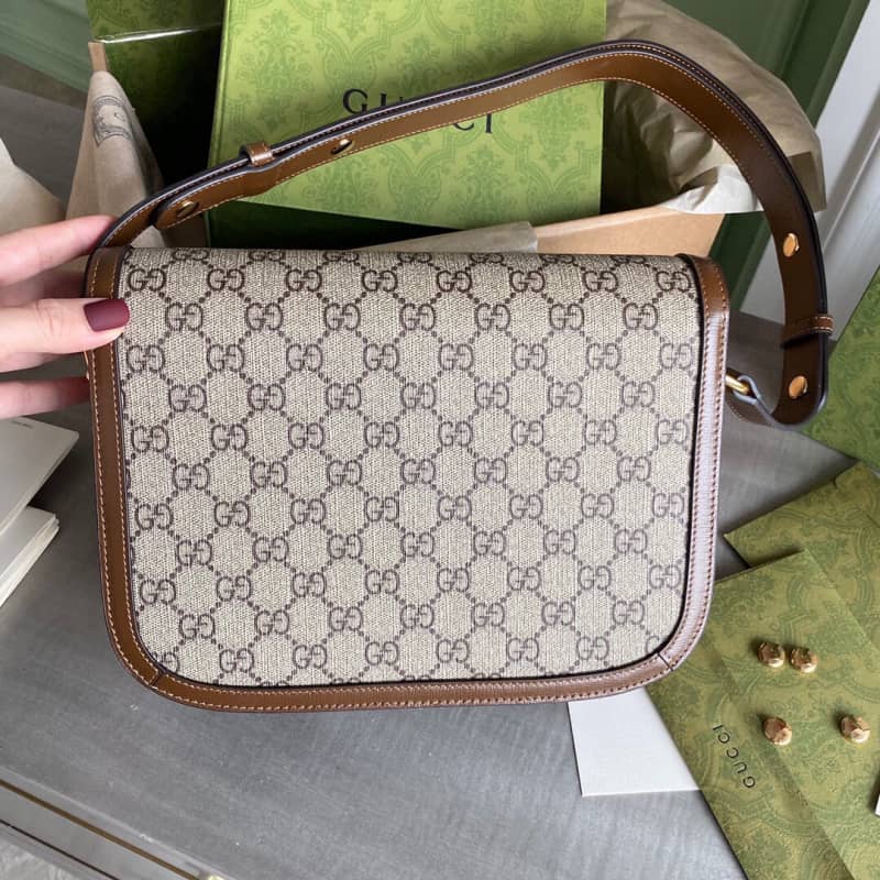 Gvc*1 Horsebit 1955 Shoulder Bag Replica Brown 602204