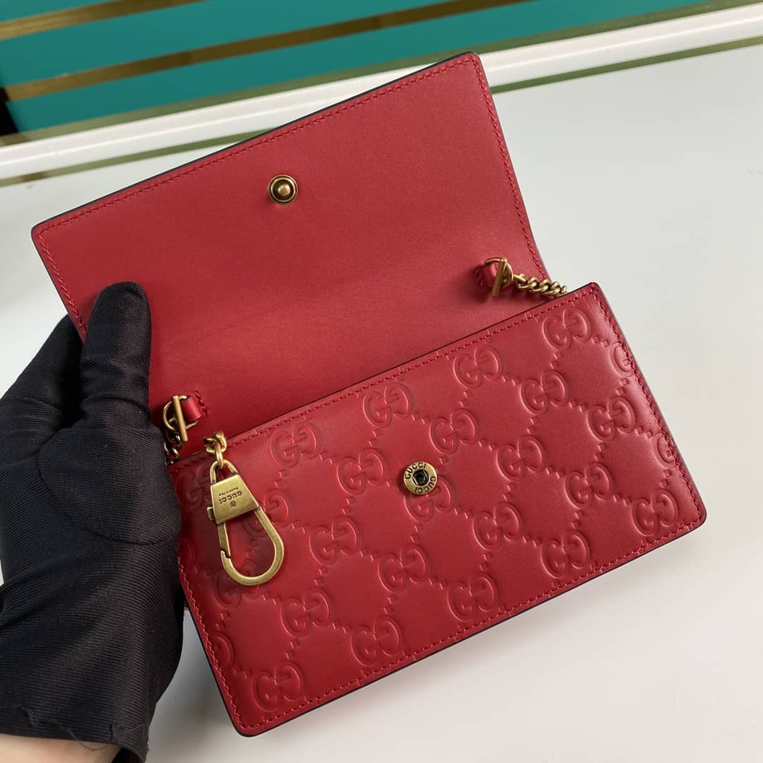 Gvc*1 Svp*me GG Mini Bag With Cherries Replica 481291