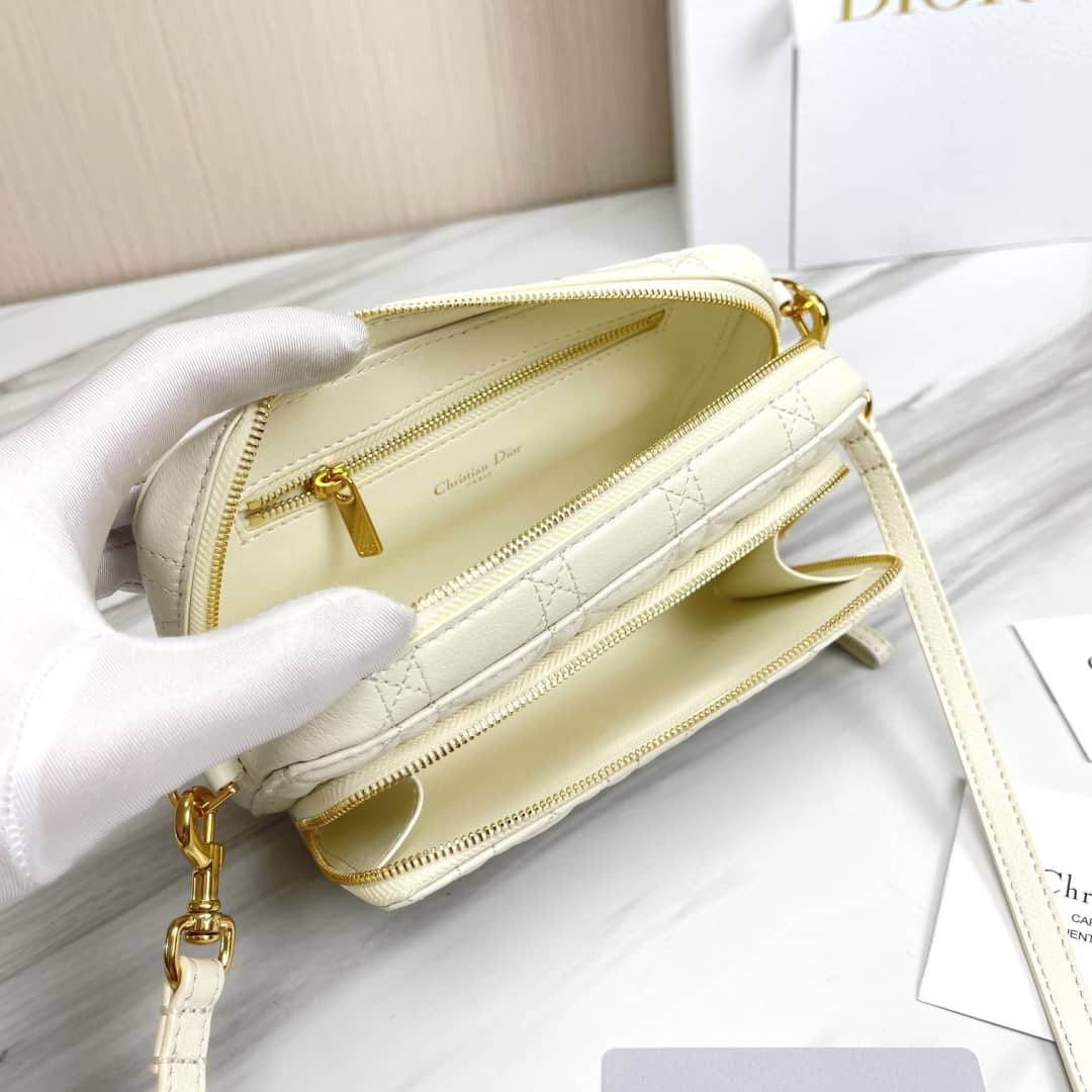 Chr1st1an D10r Caro Double Calfskin Pouch