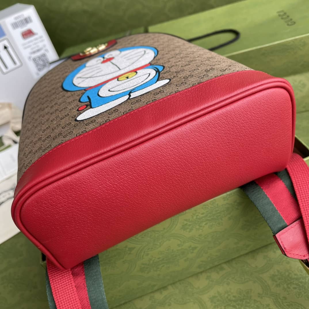 Gvc*1 Doraemon x Gvc*1 Small GG Canvas Backpack Replica 647816