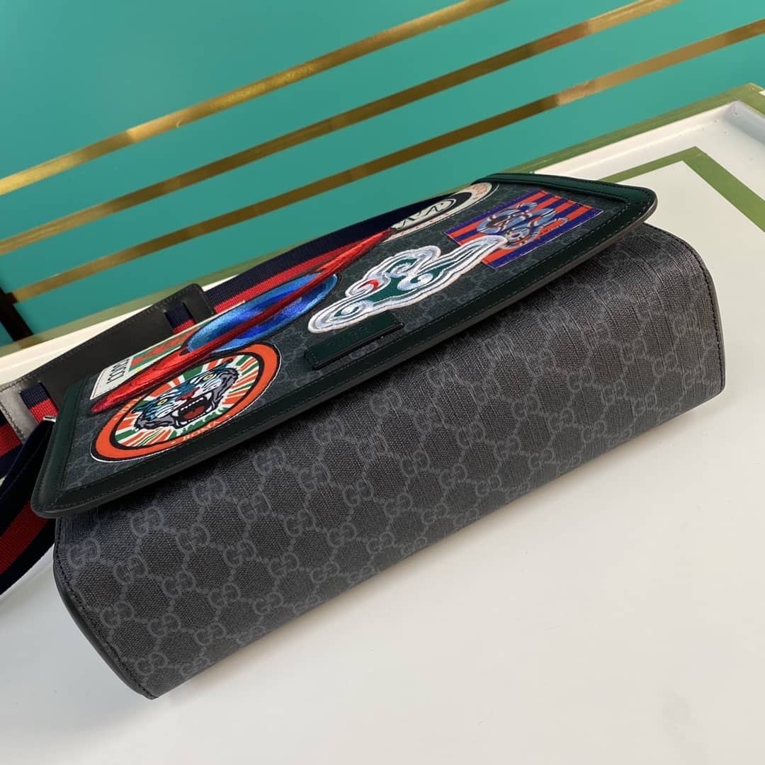 Gvc*1 Courier GG Svp*me Shoulder Bag Replica 474138