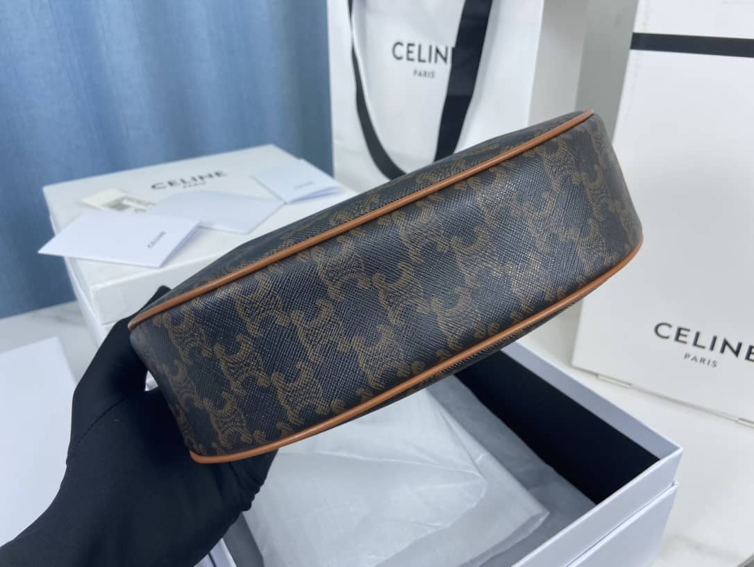 Ce1i*e Triomphe Bag Dupe Ava Triomphe Canvas Replica Hobo Bag