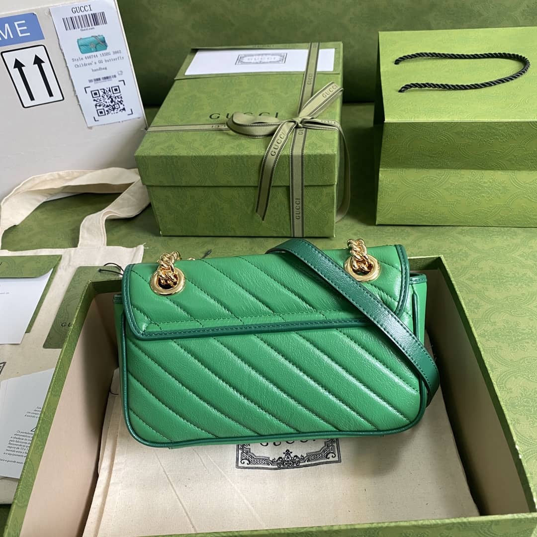 Gvc*1 Marmont GG Matelasse Leather Mini Shoulder Bag Replica 446744