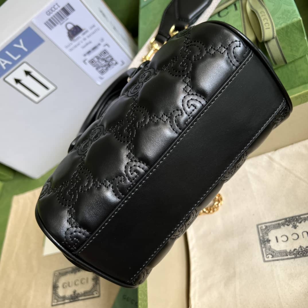 Gvc*1 GG Matelassé Leather Top Handle Shoulder Bag 702251 Replica