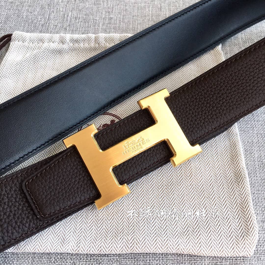7 Star H**me5 Leather Belt 38mm
