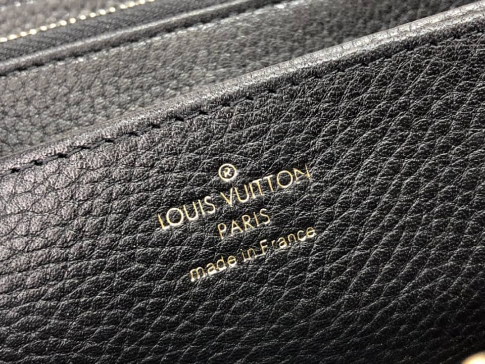 L0vis Vvtt0n Wallet Dupe Zippy Monogram Empreinte Leather Black M81141