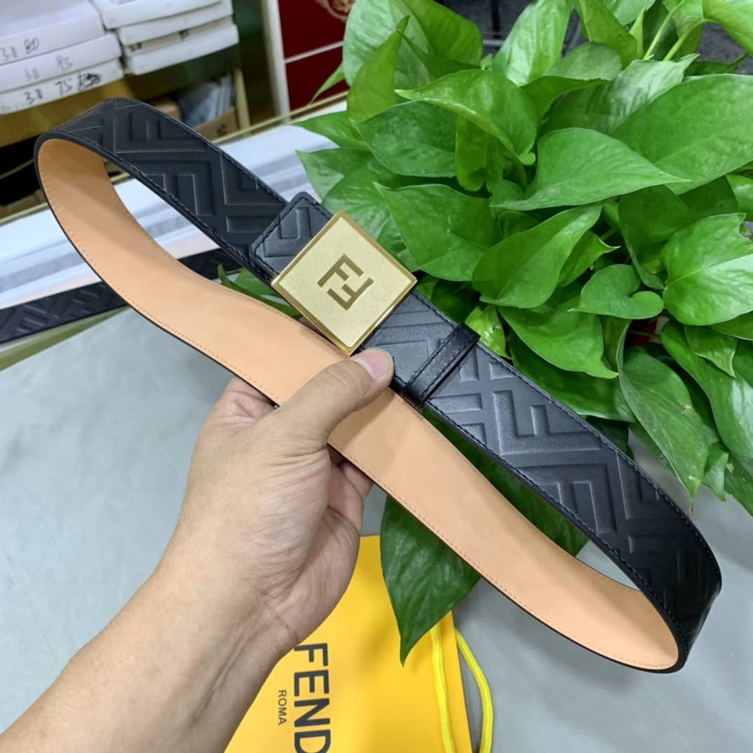 Knockoff F**di Logo Belt 40mm