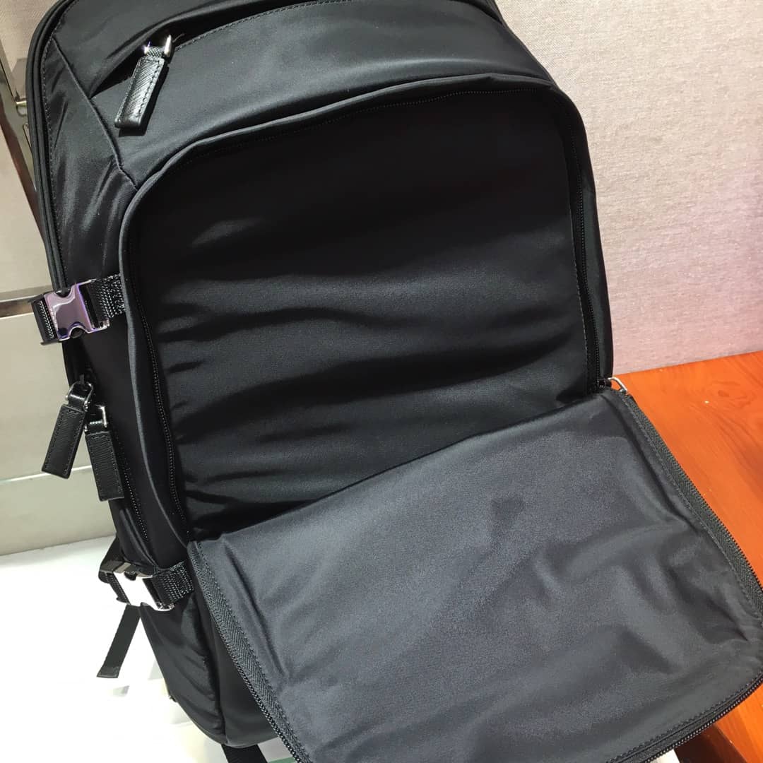 Pra*a Backpack Dupe Saffiano Leather Replica