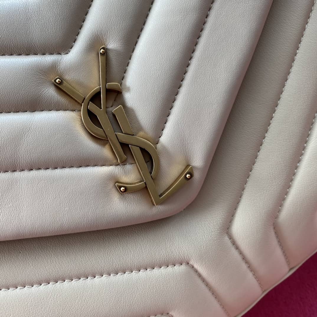 Y51 Loulou Medium Quilted “Y” Leather Replica Bag