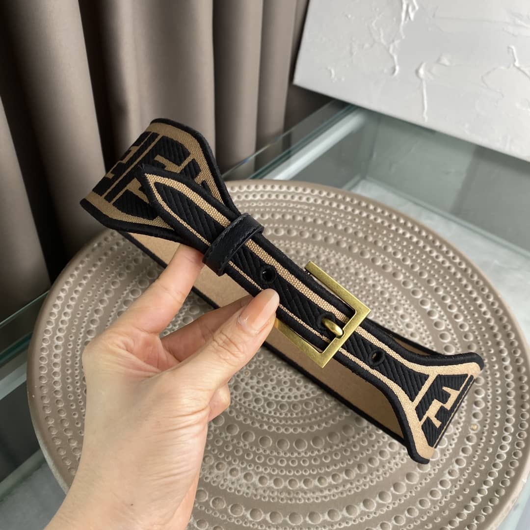 Designer F**di Classic Belt 60mm