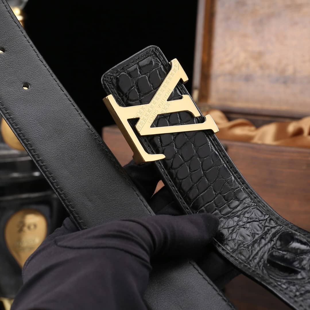 Knockoff L0vis Vvtt0n Logo Belt 38mm
