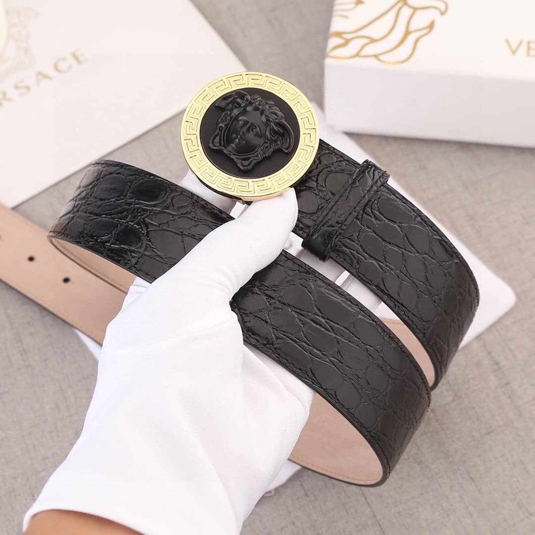 7 Star Versace Leather Belt 40mm