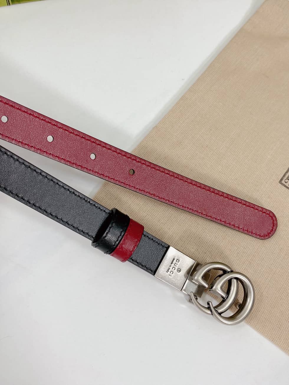 Knockoff Gvc*1 Logo Belt 20mm For Lady