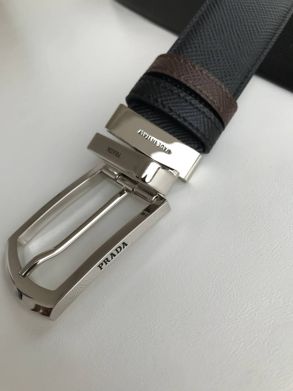 7 Star Pra*a Leather Belt 35mm