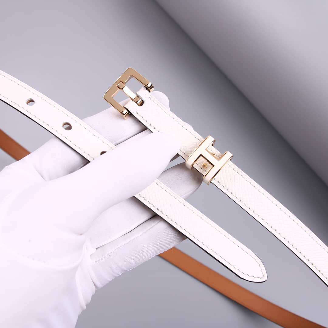 Knockoff H**me5 Logo Belt 15mm For Lady