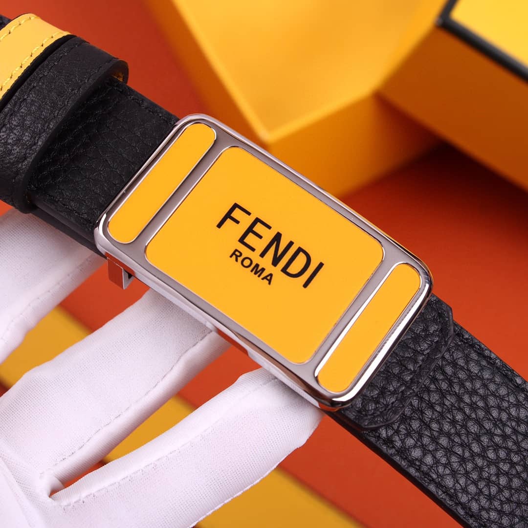 7 Star F**di Leather Belt 30mm