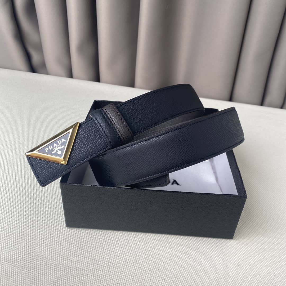 7 Star Pra*a Leather Belt 35mm