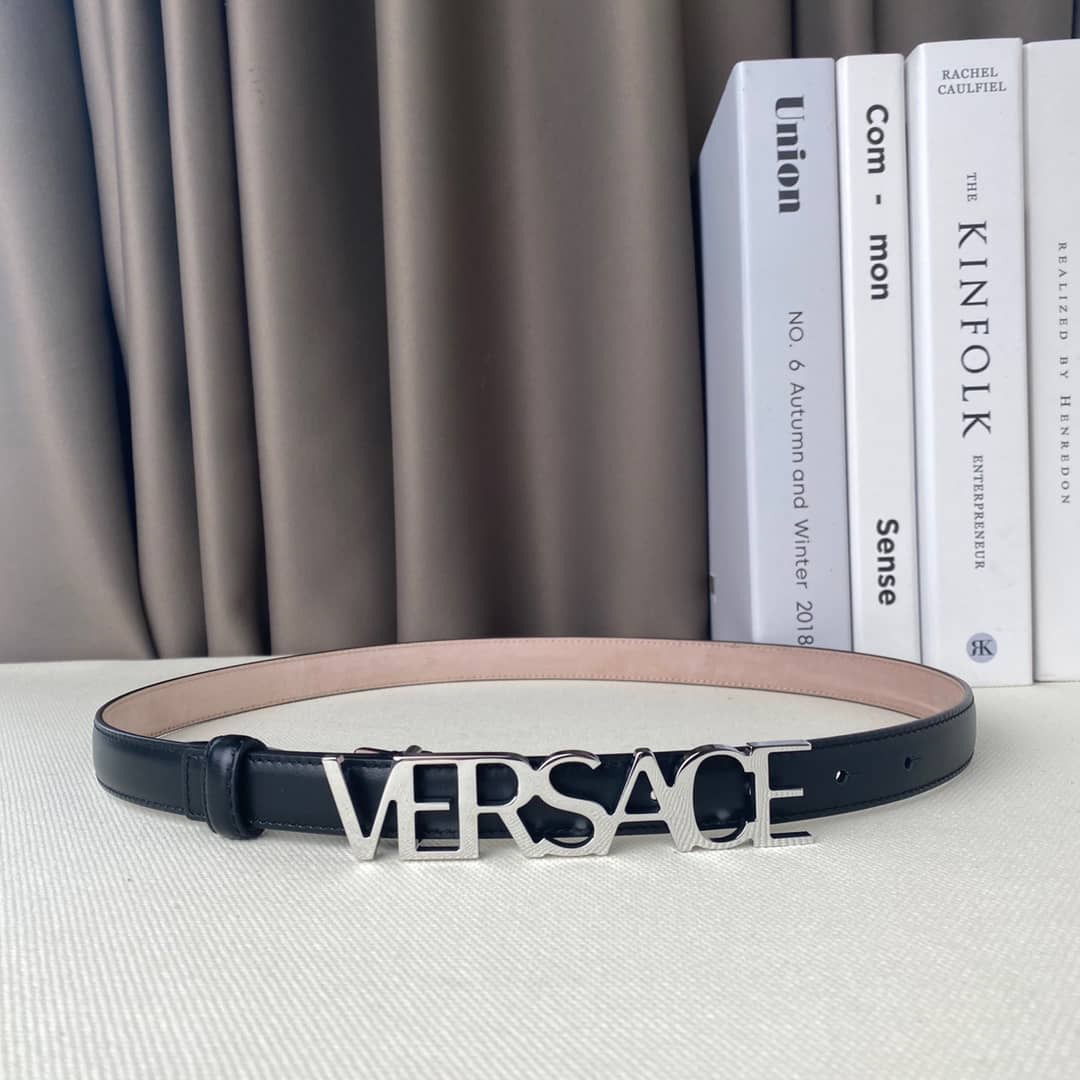 Fake Versace Logo Belt 20mm For Lady