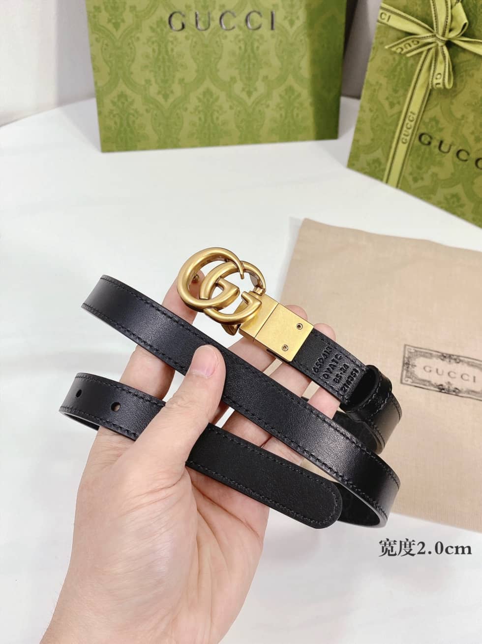 High Quality Gvc*1 Belt 20mm For Lady