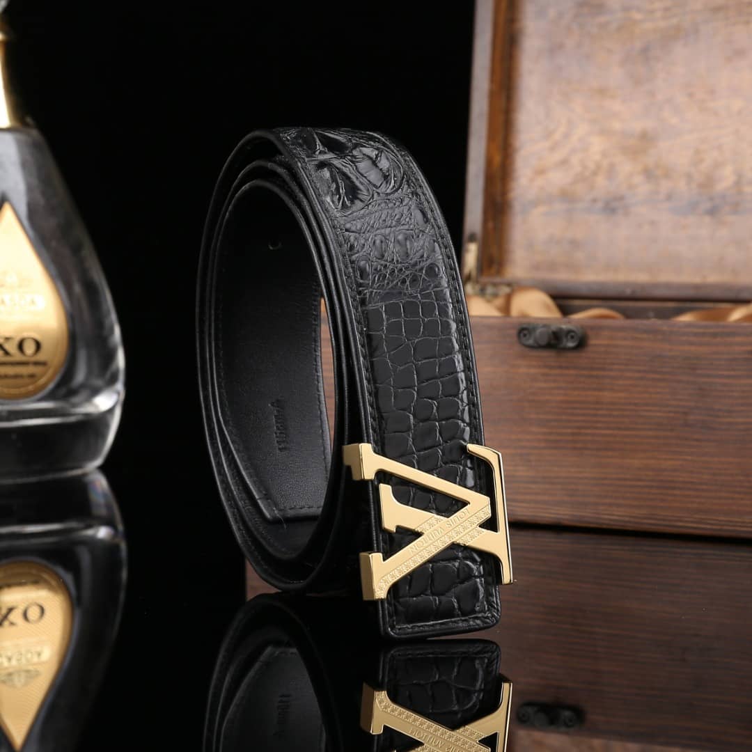 Knockoff L0vis Vvtt0n Logo Belt 38mm