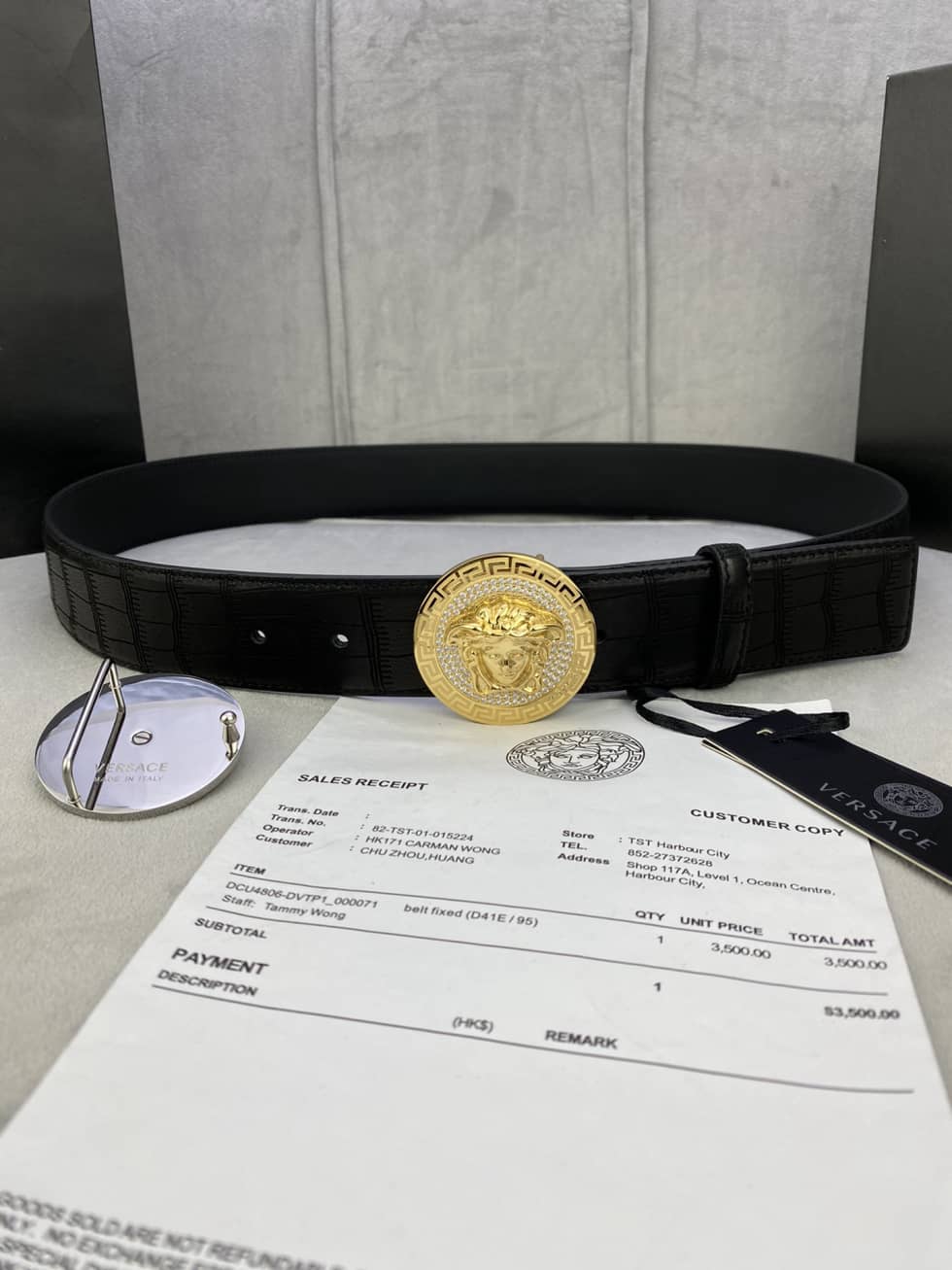 Cheap Versace Belt China 40mm
