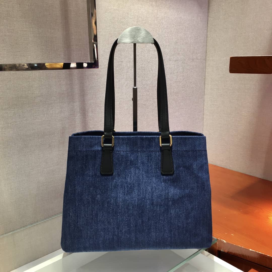 Pra*a Raffia Tote Dupe Small Linen Blend Calf Leather Replica Tote