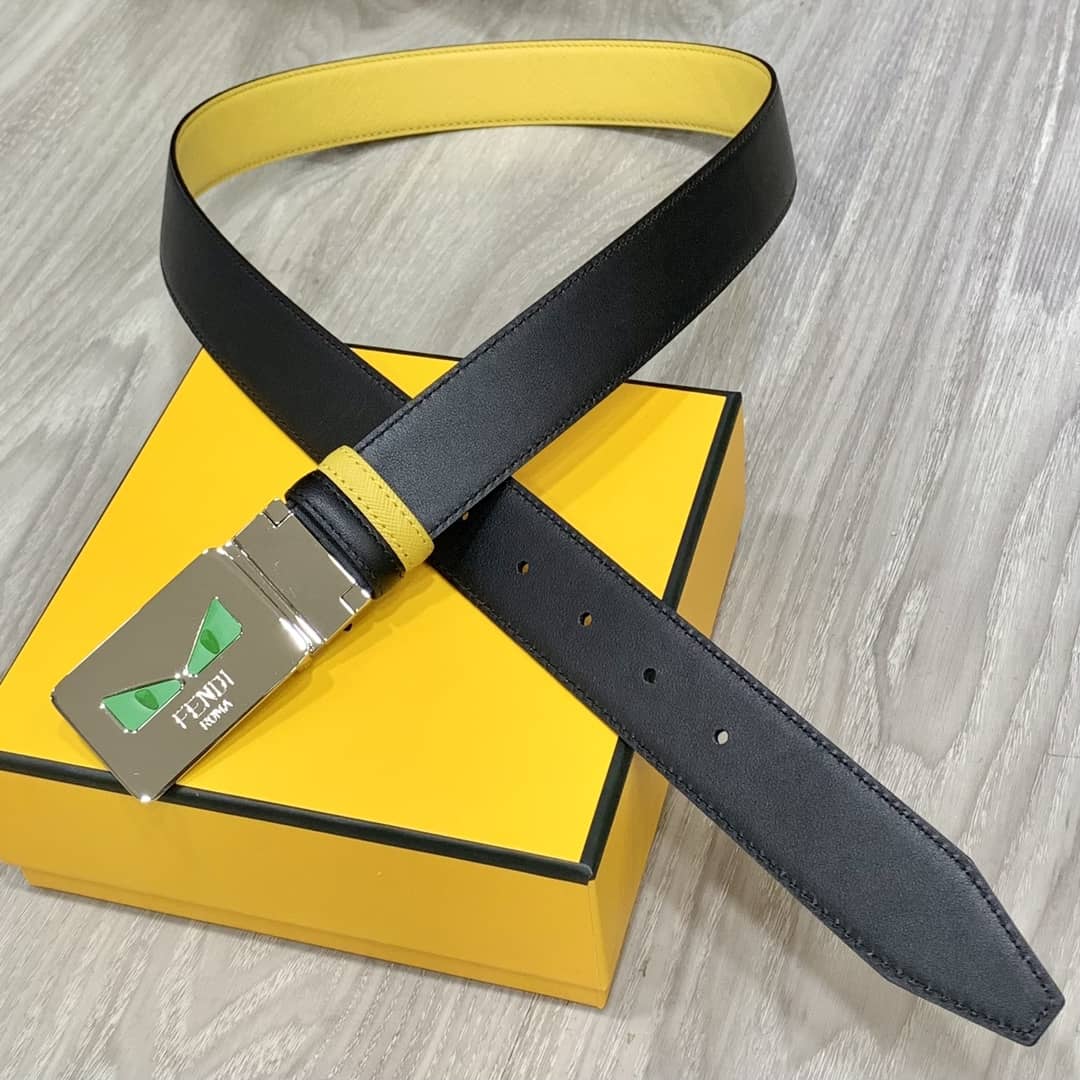 Knockoff F**di Logo Belt 35mm
