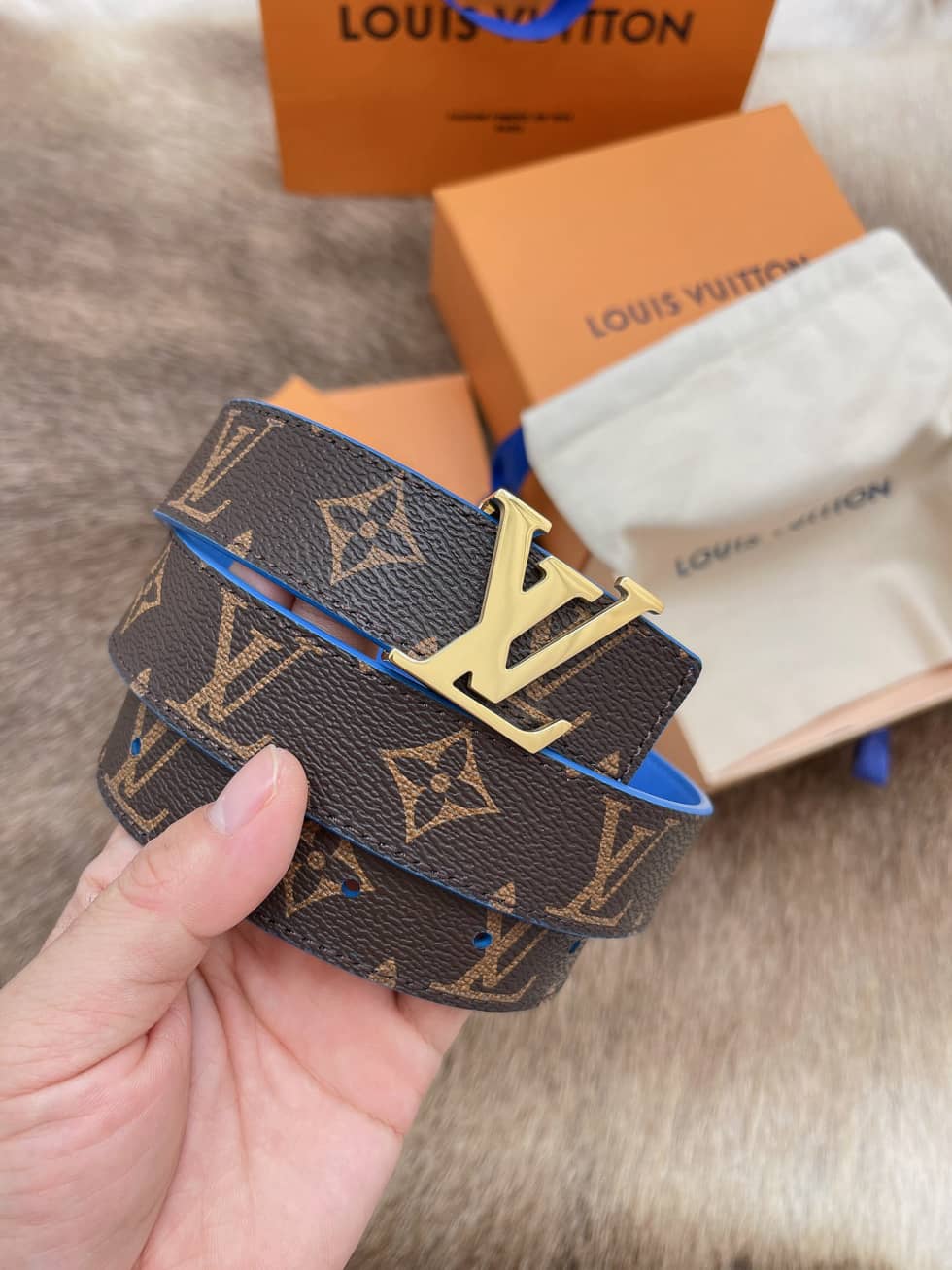 Fake L0vis Vvtt0n Logo Belt 30mm