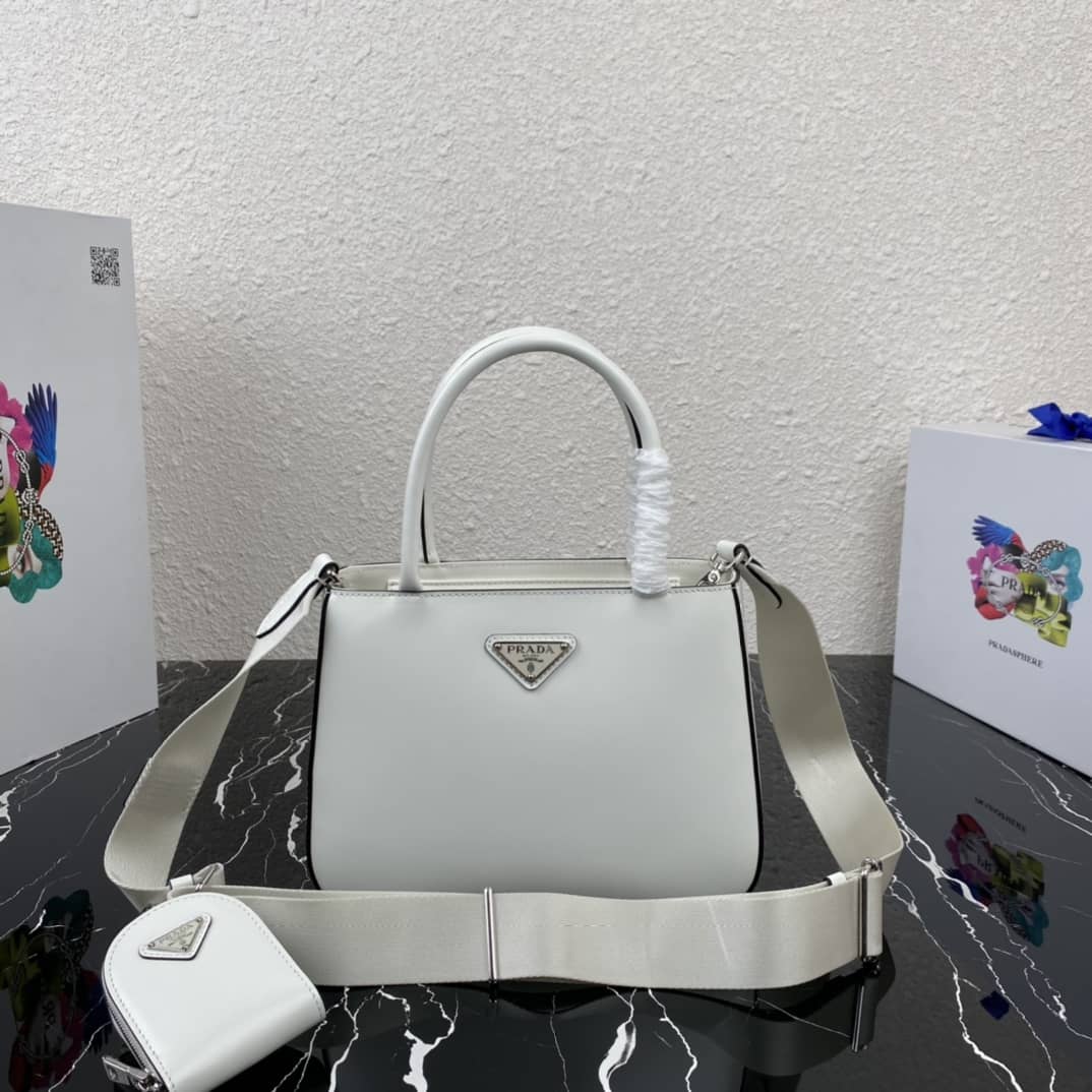 Pra*a Leather Replica Tote