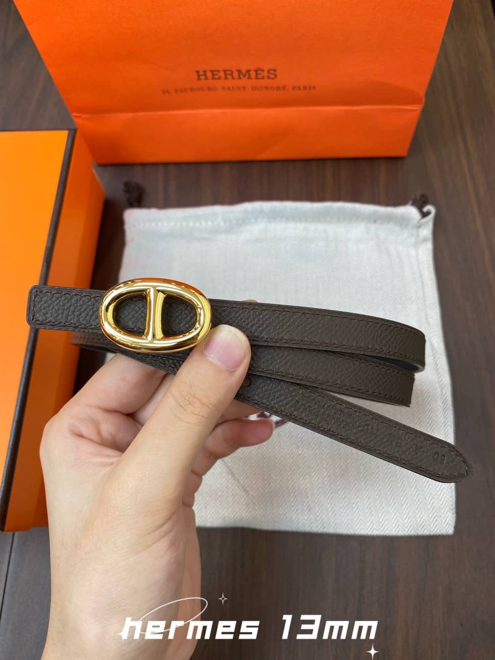 Replica H**me5 Buckle Belt 13mm For Lady