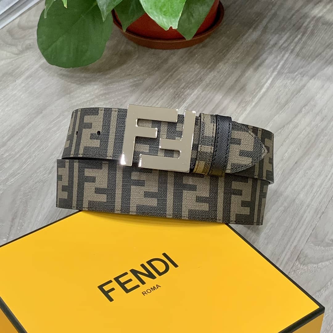 Fake F**di Logo Belt 39mm