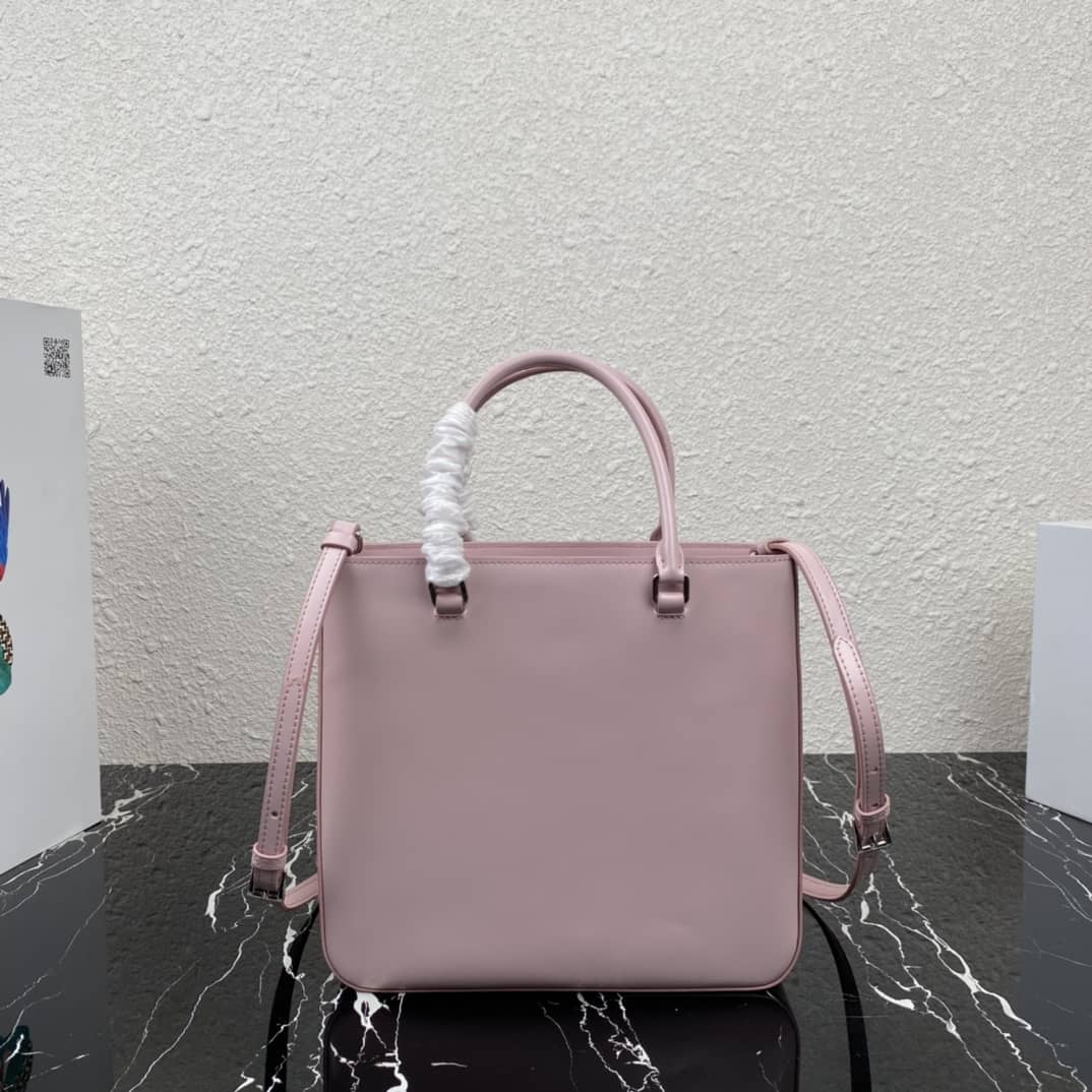 Pra*a Raffia Tote Dupe Womens Brushed Leather Replica Tote