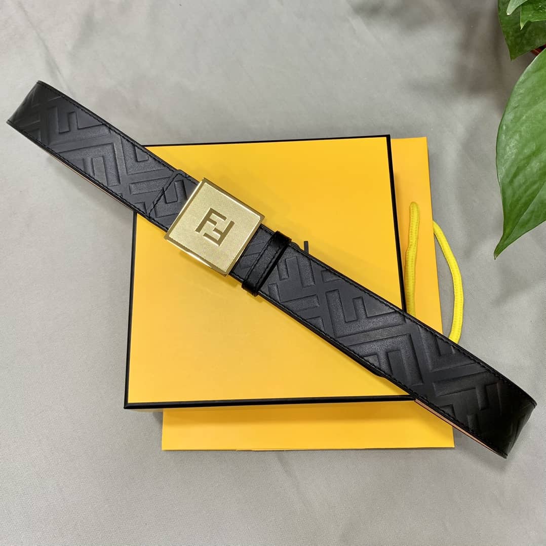 Knockoff F**di Logo Belt 40mm