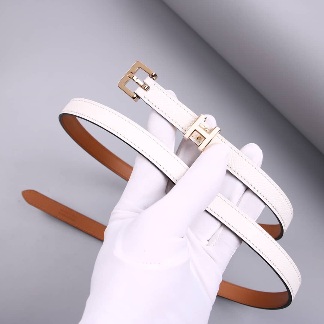 Knockoff H**me5 Logo Belt 15mm For Lady