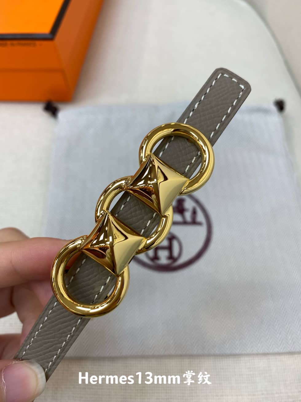 Wholesale H**me5 Logo Belt 13mm For Lady