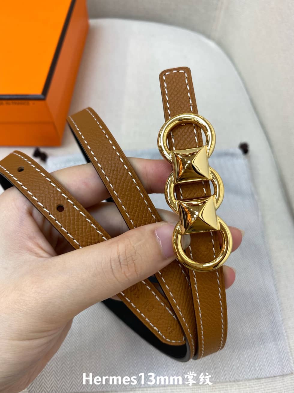 H**me5 Belt First Copy 13mm For Lady