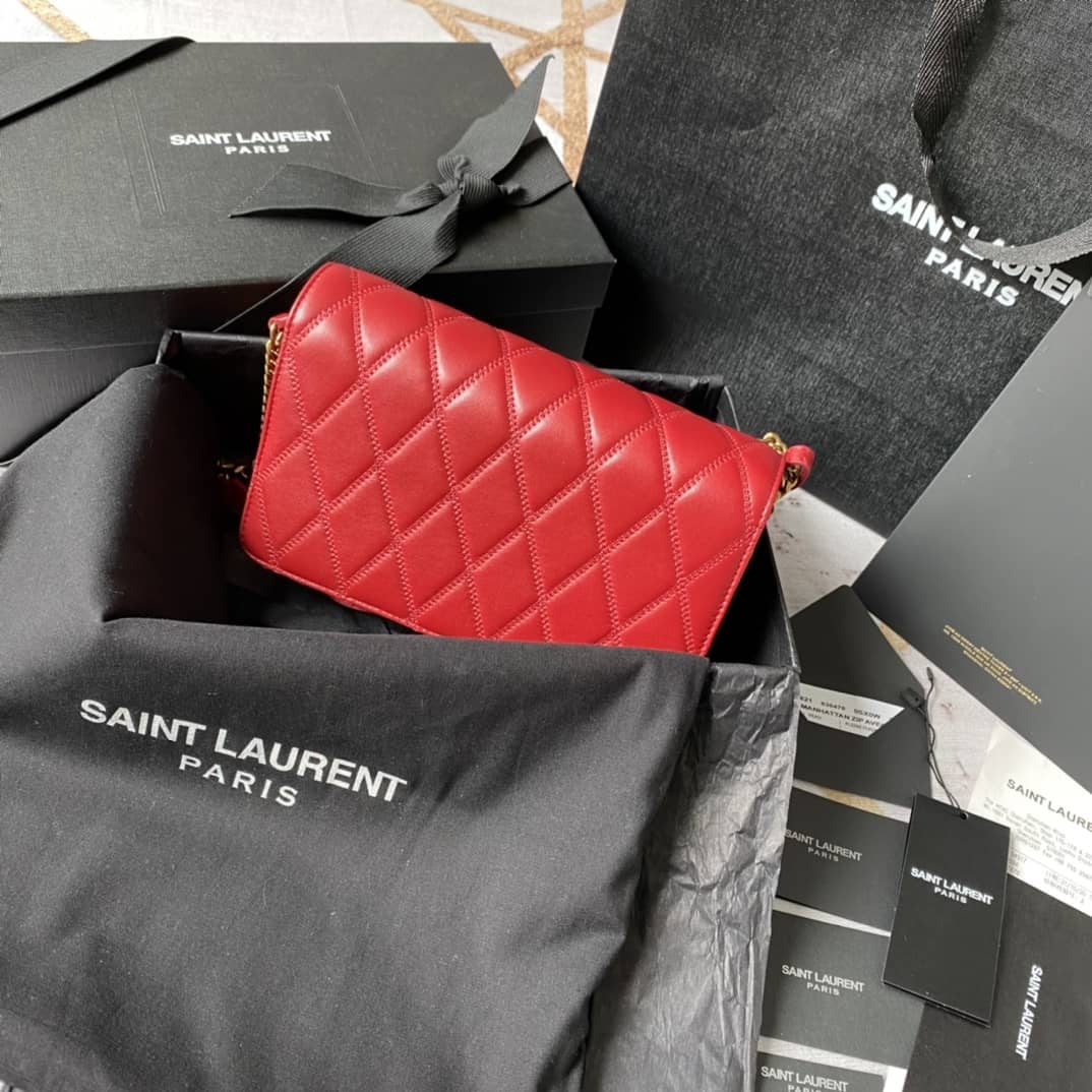 Y51 Dupes Bags Sa1nt Lau*nt Y51 Replica Pouch Shoulder Bag