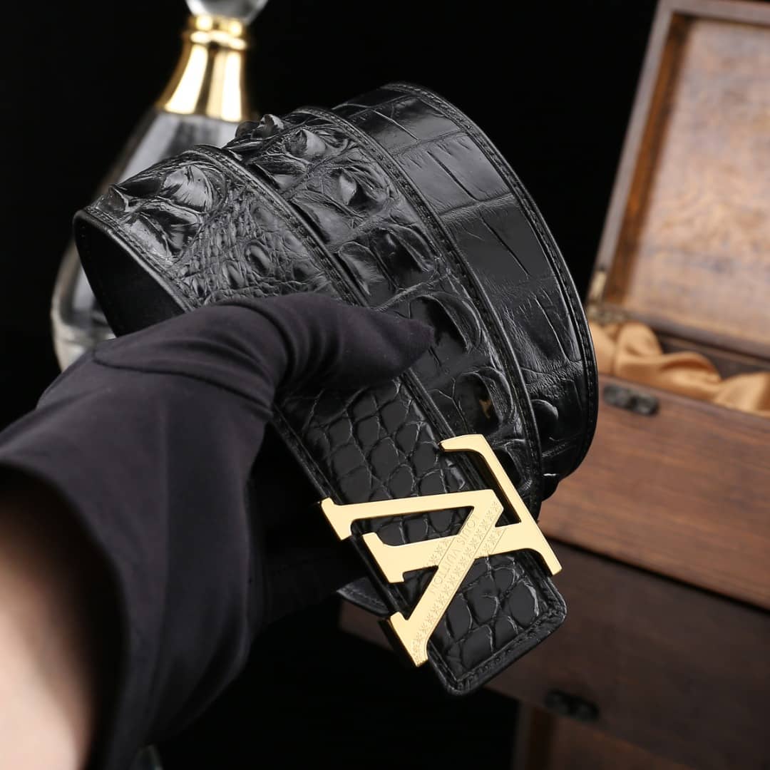Knockoff L0vis Vvtt0n Logo Belt 38mm