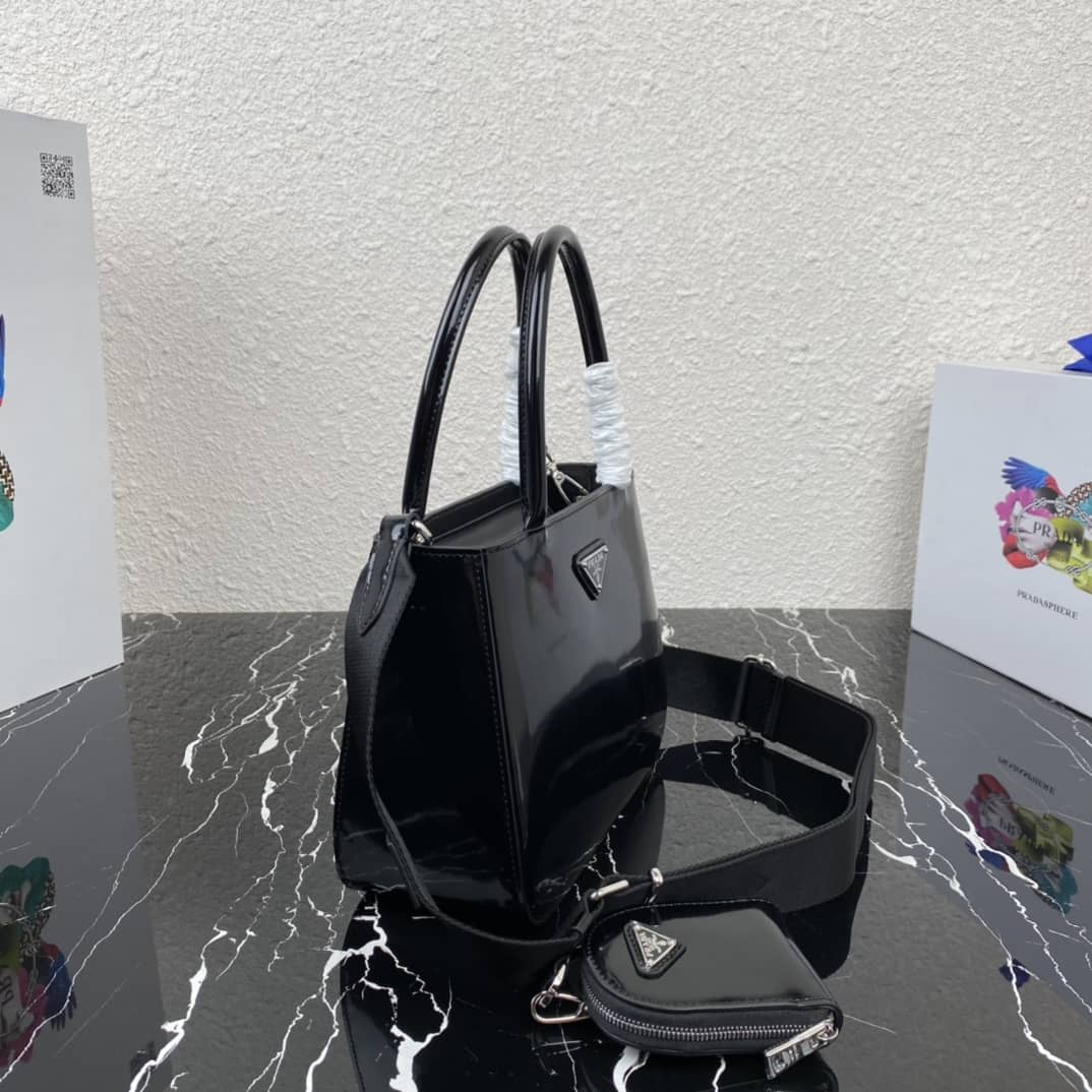 Pra*a Leather Replica Tote