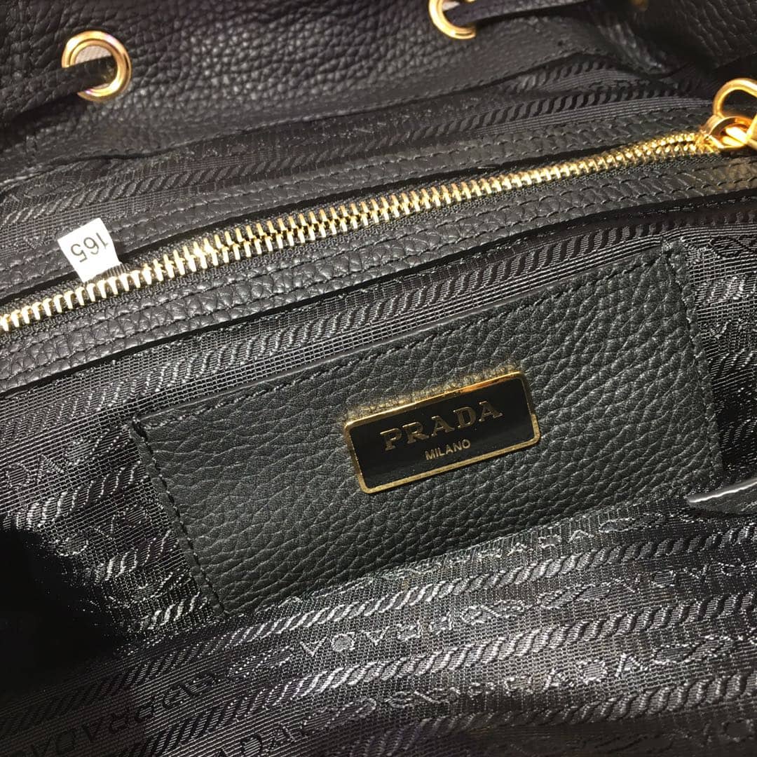 Pra*a Backpack Dupe Calf Leather Leather