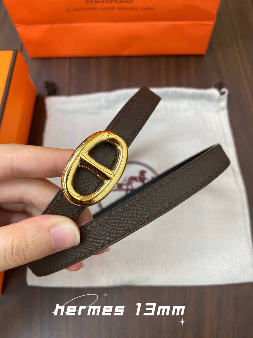 Replica H**me5 Buckle Belt 13mm For Lady
