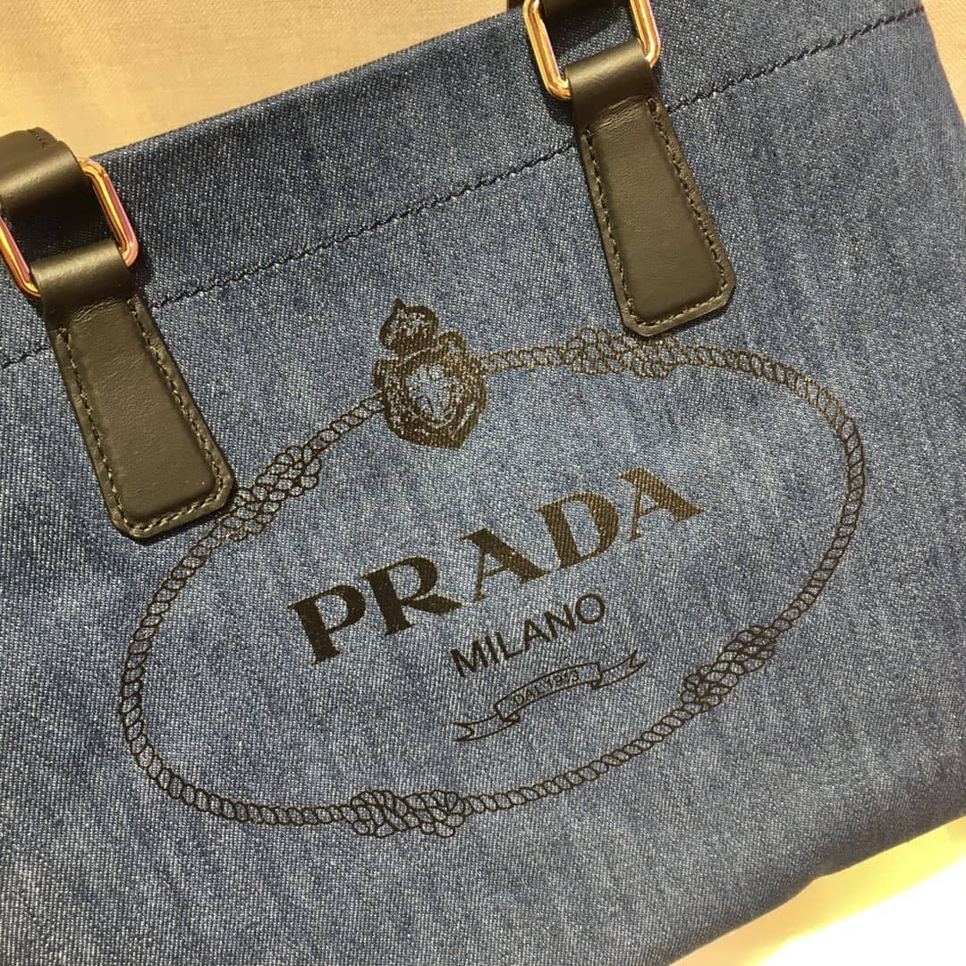 Pra*a Raffia Tote Dupe Small Linen Blend Calf Leather Replica Tote