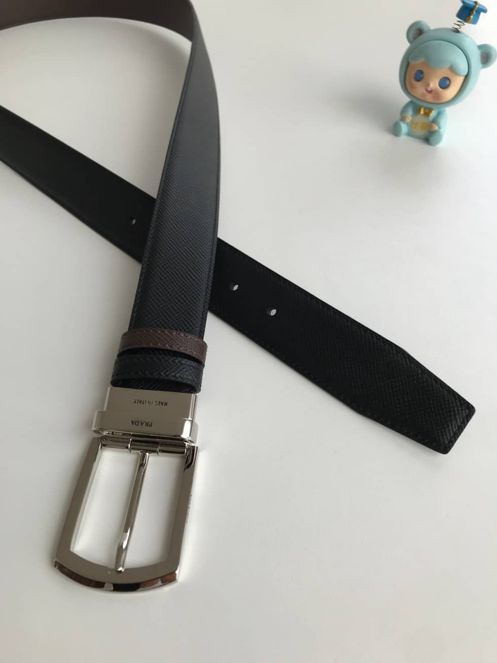 7 Star Pra*a Leather Belt 35mm