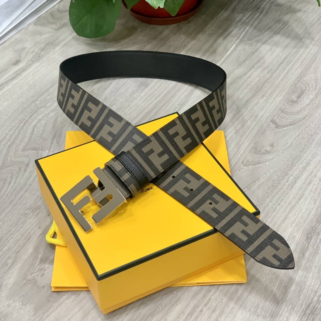Fake F**di Logo Belt 39mm