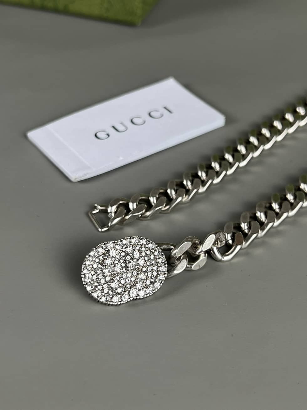 Knockoff Gvc*1 Logo Necklace