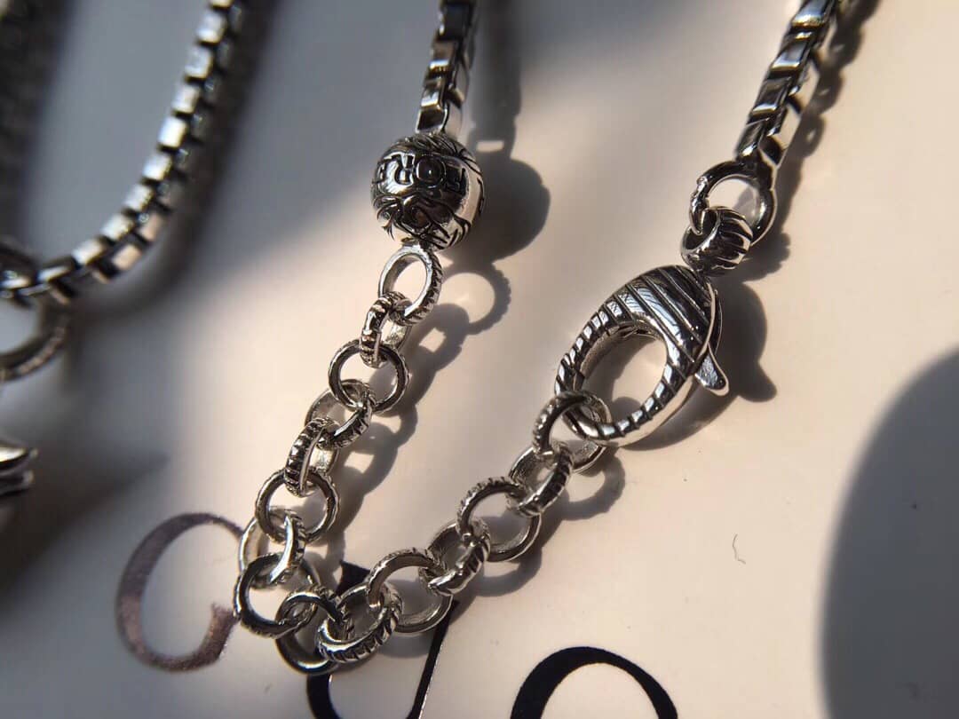 Knockoff Gvc*1 Logo Necklace