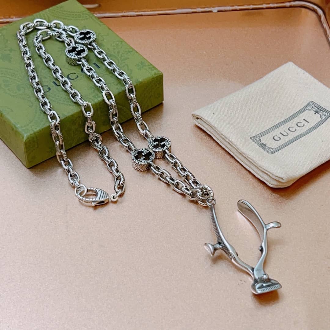 Wholesale Gvc*1 Logo Necklace
