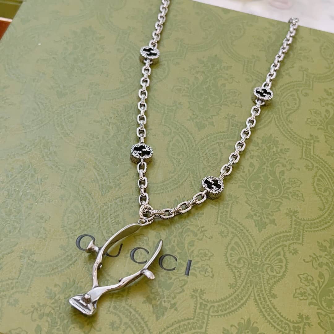 Wholesale Gvc*1 Logo Necklace