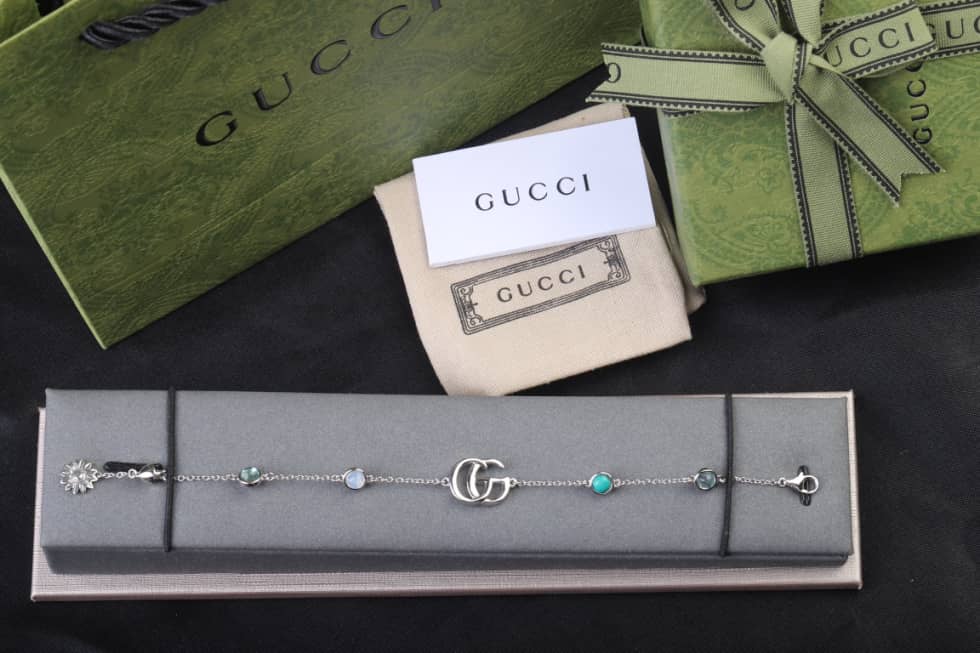 Fake Gvc*1 Logo Bracelet