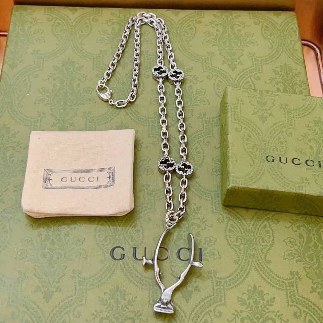 Wholesale Gvc*1 Logo Necklace